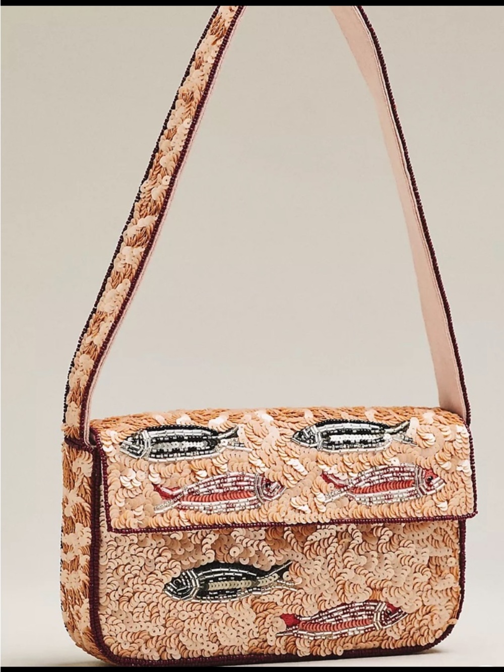 Anthropologie Fiona Beaded bag. Animal Edition.